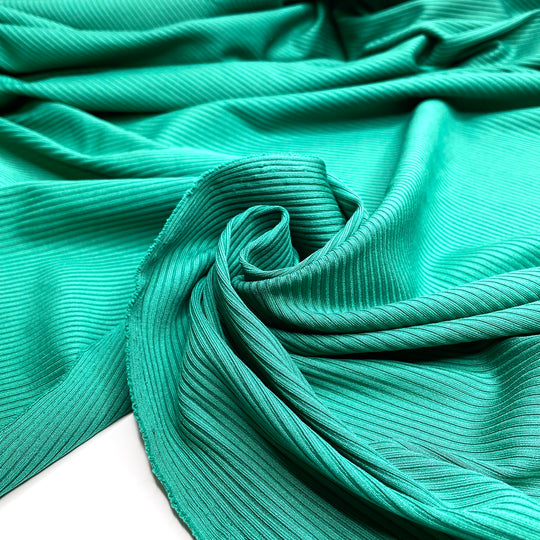 Mowing The Grass - Rib Knit Poly Knit - Light Green - 1.6M Bundle