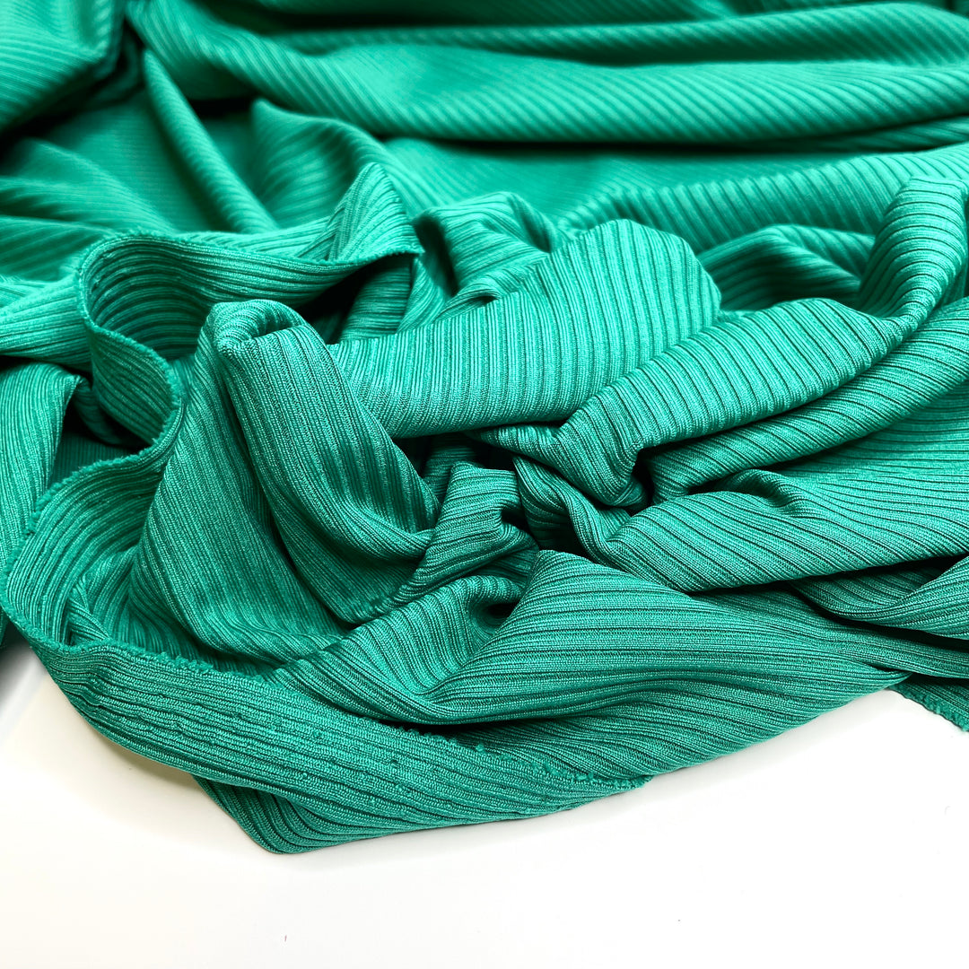 Mowing The Grass - Rib Knit Poly Knit - Light Green - 1.6M Bundle