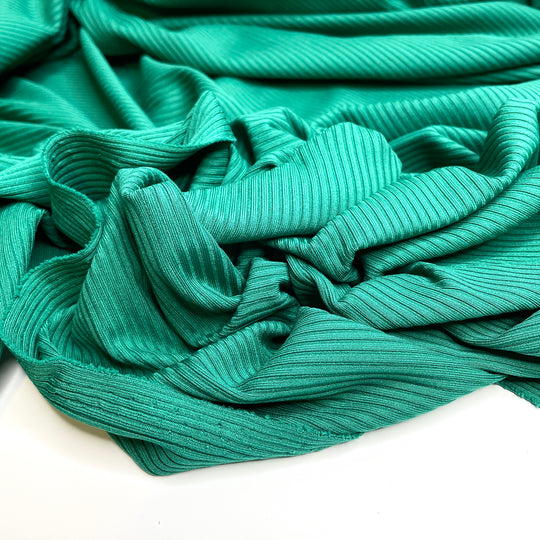 Mowing The Grass - Rib Knit Poly Knit - Light Green - 1.6M Bundle