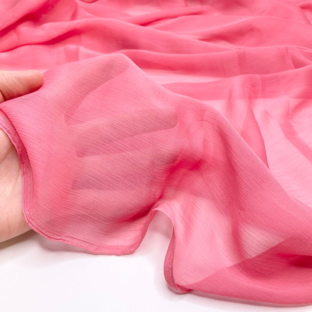 Full Time Prima Ballerina - Chiffon Poly Woven - Pink - 1.5M Bundle