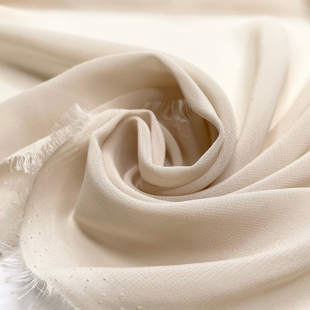 Ice Cream Parlour Dream - Chiffon Poly Woven - Light Beige - Bundles