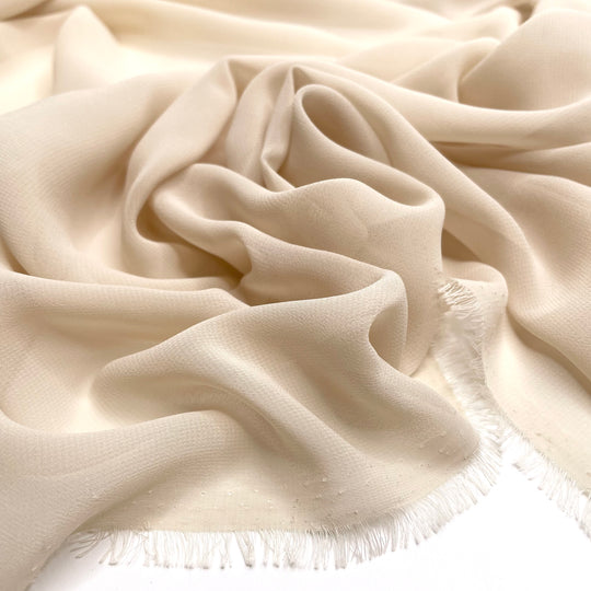 Ice Cream Parlour Dream - Chiffon Poly Woven - Light Beige - Bundles