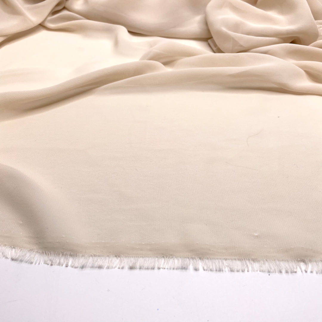 Ice Cream Parlour Dream - Chiffon Poly Woven - Light Beige - Bundles
