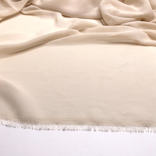 Ice Cream Parlour Dream - Chiffon Poly Woven - Light Beige - Bundles