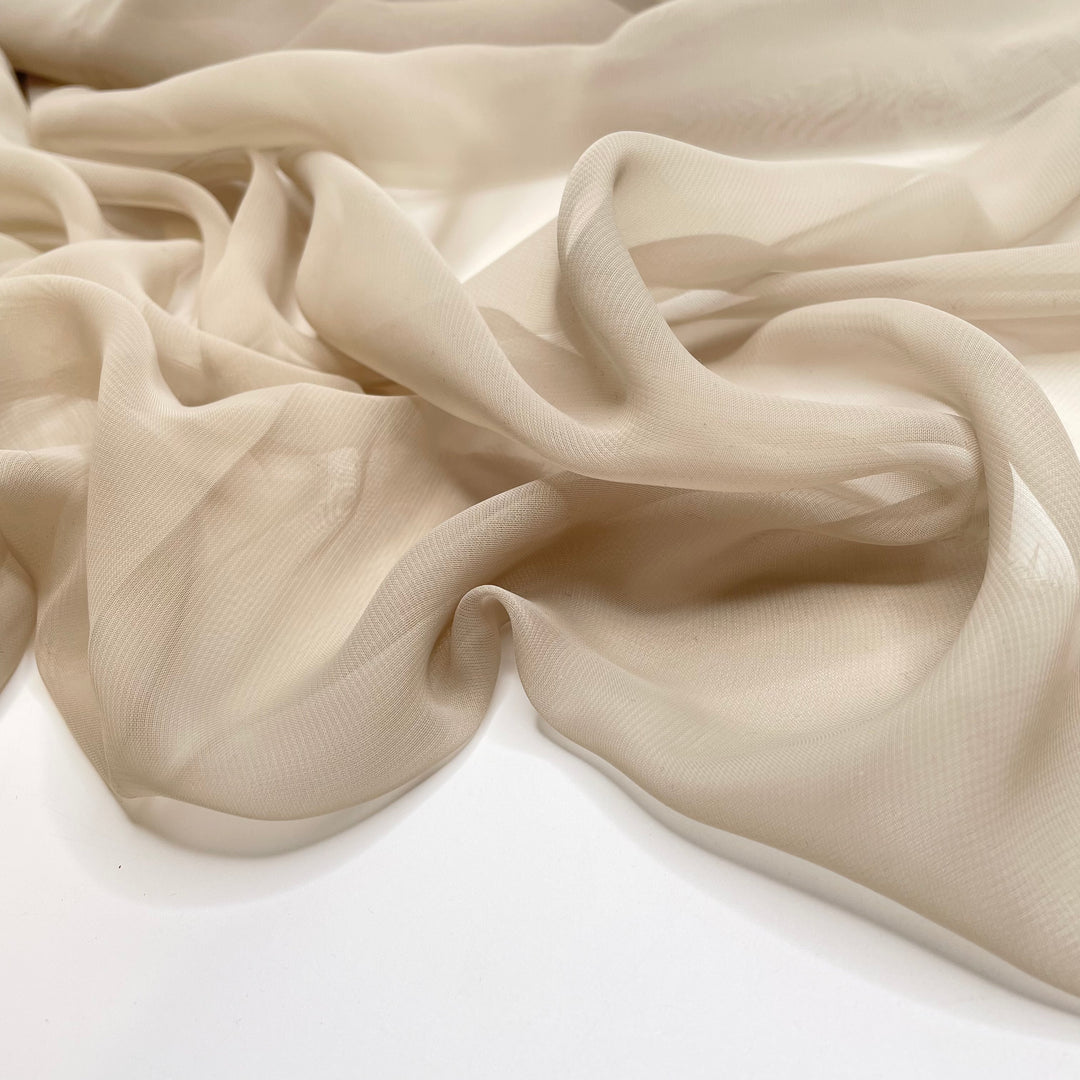 Just A Chef Cheffing - Chiffon Poly Woven - Cream/Green - Bundles