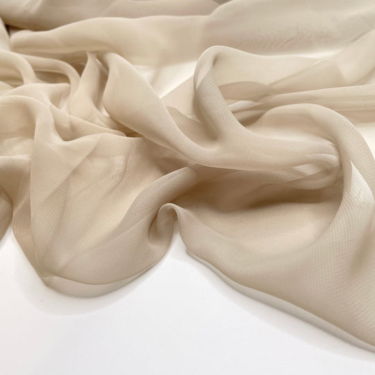 Just A Chef Cheffing - Chiffon Poly Woven - Cream/Green - Bundles