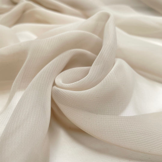 Just A Chef Cheffing - Chiffon Poly Woven - Cream/Green - Bundles