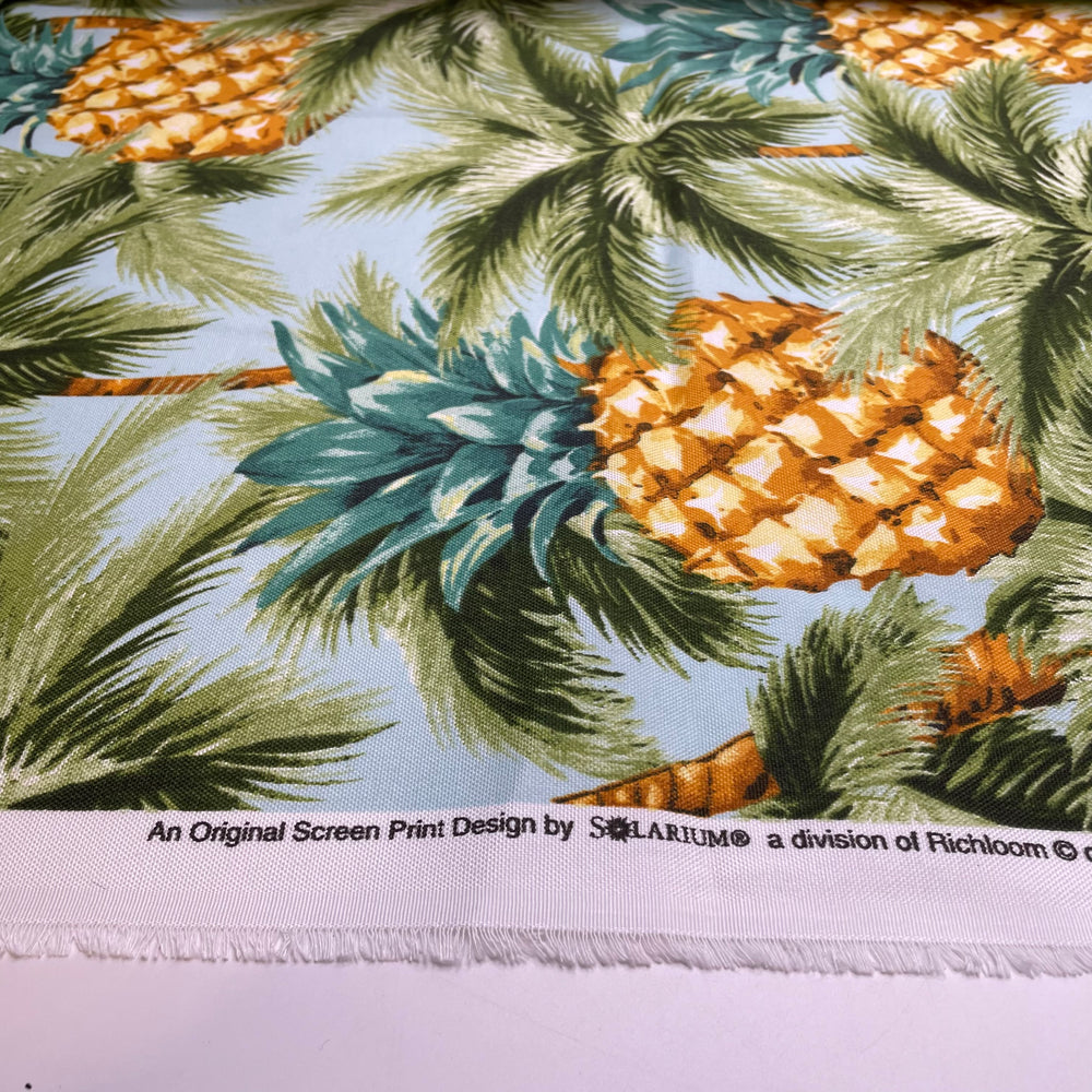 UB - Pineapple Margarita - Waterproof Acrylic Woven - Green Multi Pineapples - 1.2M Bundle