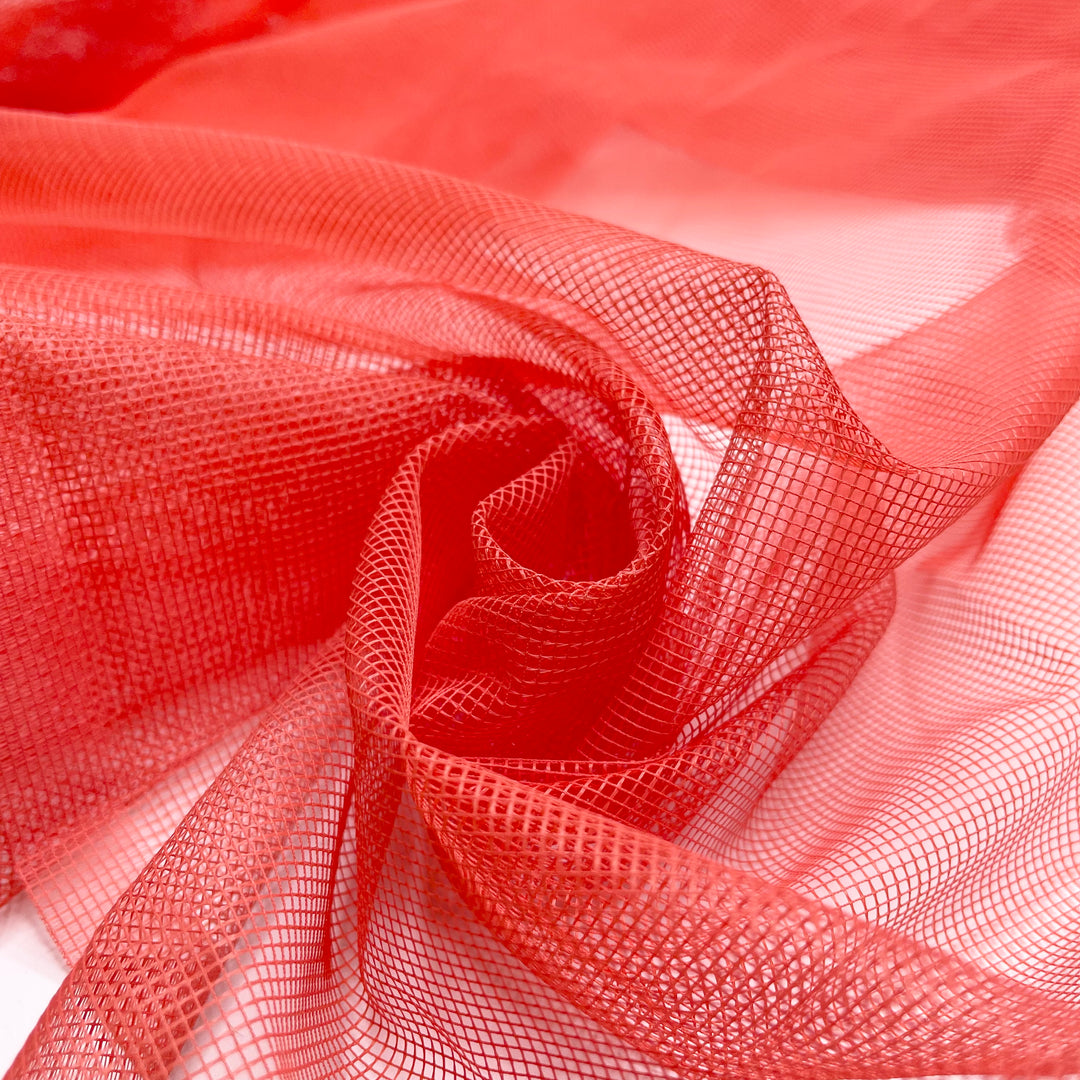 Cradled In A Heartwarming Aura - Mesh Poly Woven - Red - 1.5M Bundle