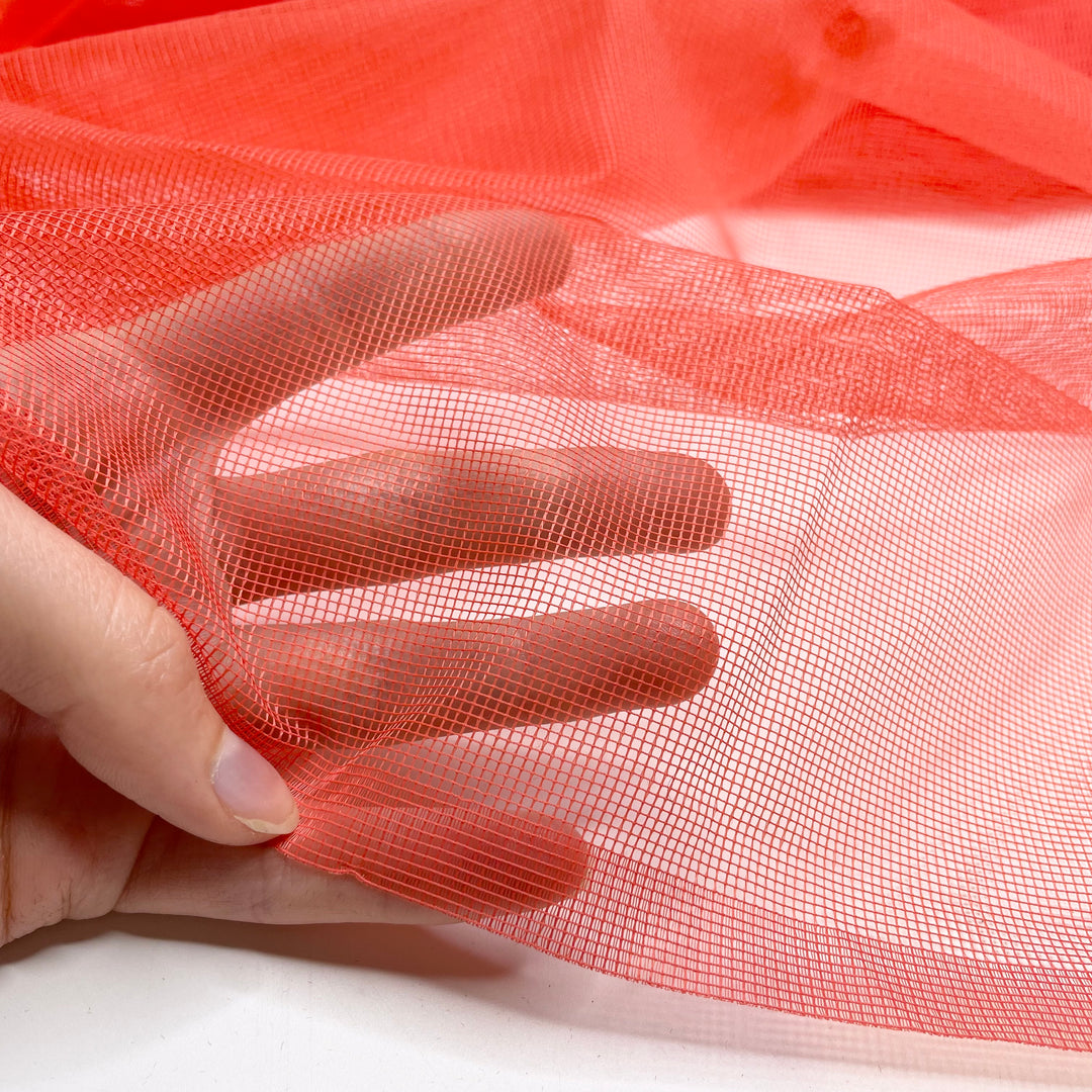 Cradled In A Heartwarming Aura - Mesh Poly Woven - Red - 1.5M Bundle