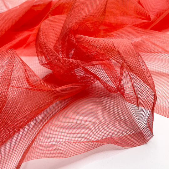 Cradled In A Heartwarming Aura - Mesh Poly Woven - Red - 1.5M Bundle