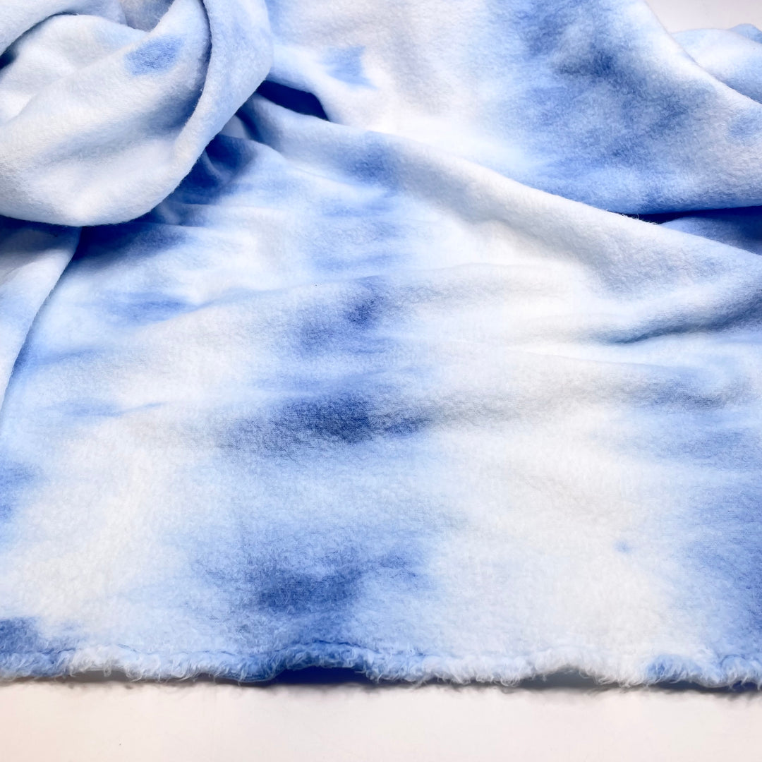 Pie In The Sky - Double Thickness Fleece Poly Knit - Blue/White Sky - 2M Bundle