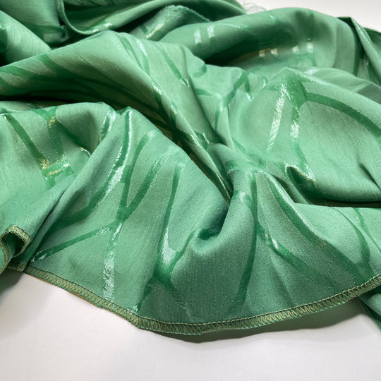 Green Web - Poly Woven - Green Geometric - Bundles