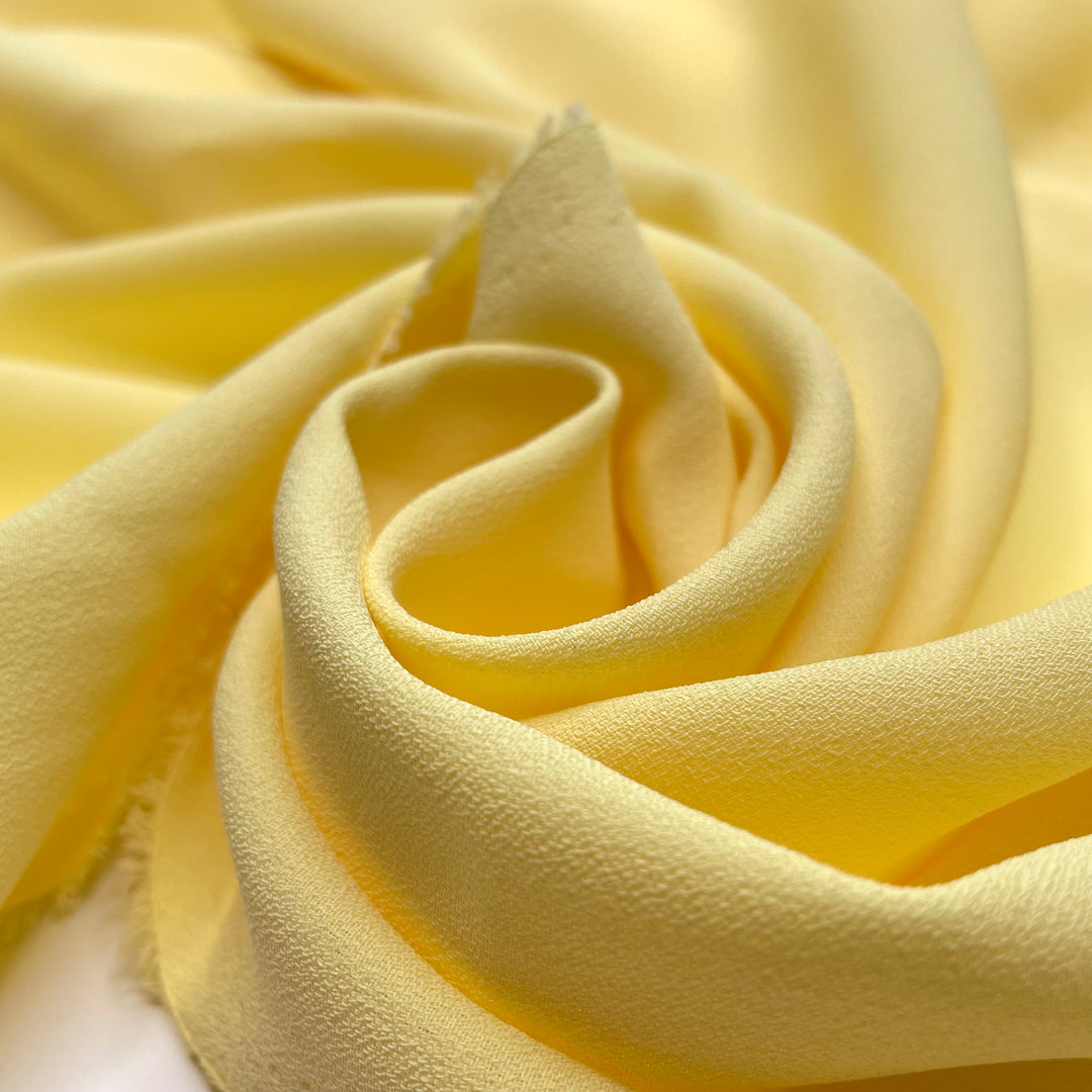 Like A Canary - Crepe Poly Woven - Light Yellow - 2M Bundle