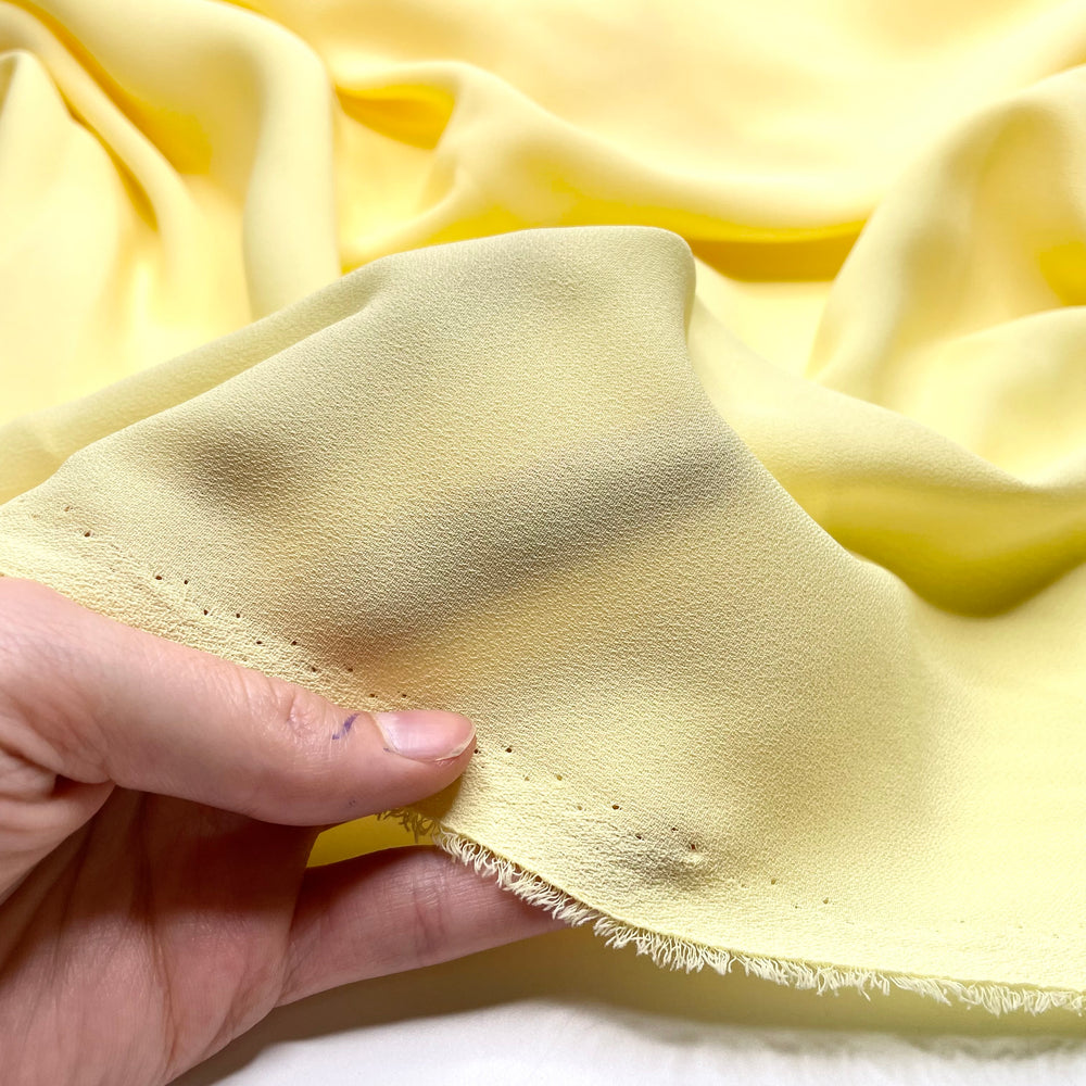 Like A Canary - Crepe Poly Woven - Light Yellow - 2M Bundle