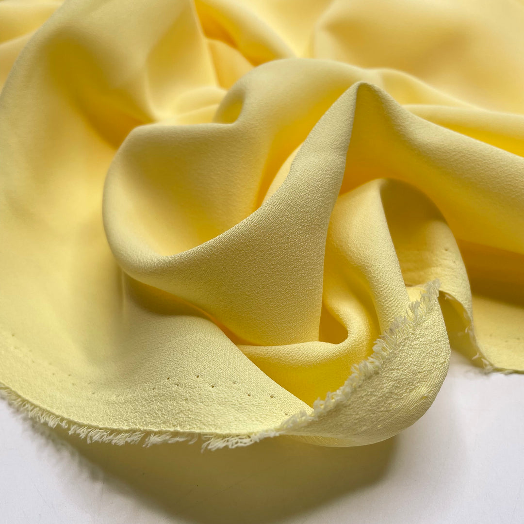 Like A Canary - Crepe Poly Woven - Light Yellow - 2M Bundle