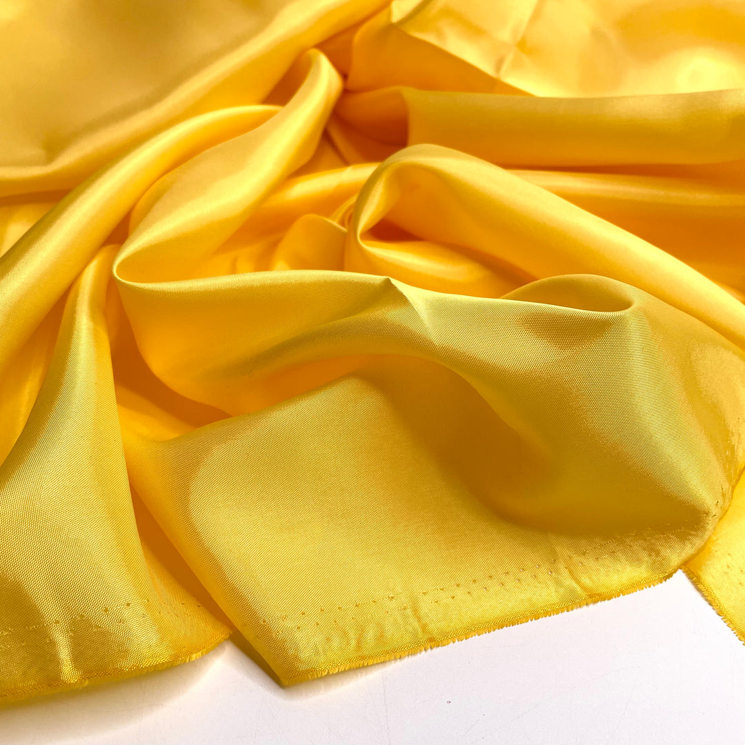 And It Was All - Satin Poly Woven - Yellow - 2M Bundle