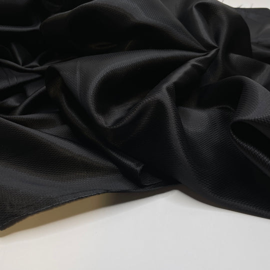 Like Day And - Poly Woven - Black Geometric - 1M Bundle