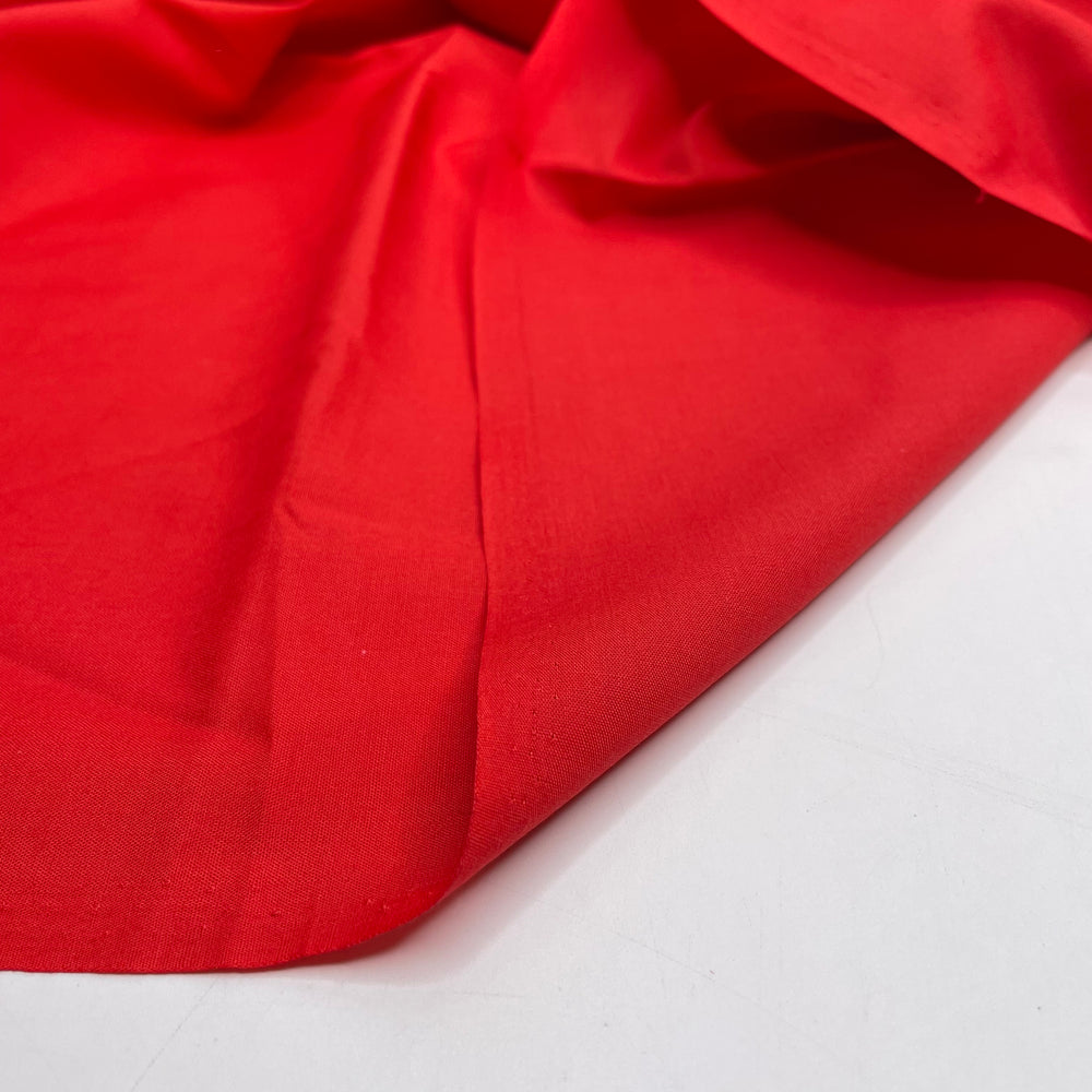 A Tiding Of Magpies - Poly Woven - Red/Orange - 1M Bundle