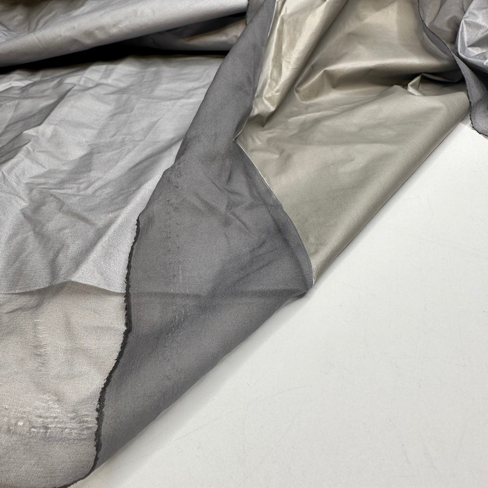 Rain Drops Keep Falling On My Head - Water Resistant Nylon/PU Woven - Silver - 1.7M Bundle