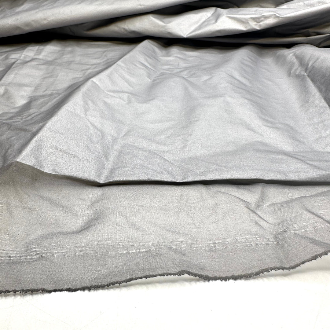 Rain Drops Keep Falling On My Head - Water Resistant Nylon/PU Woven - Silver - 1.7M Bundle