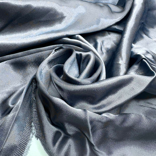 This Is Blue Steel 20 - Sateen Cotton Woven - Silver - 3M Bundle
