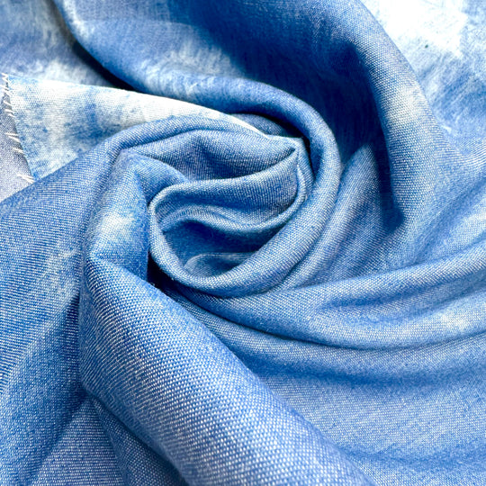00s Are Back - Cotton Blend Woven - Blue/White Tie Dye - 0.8M Bundle