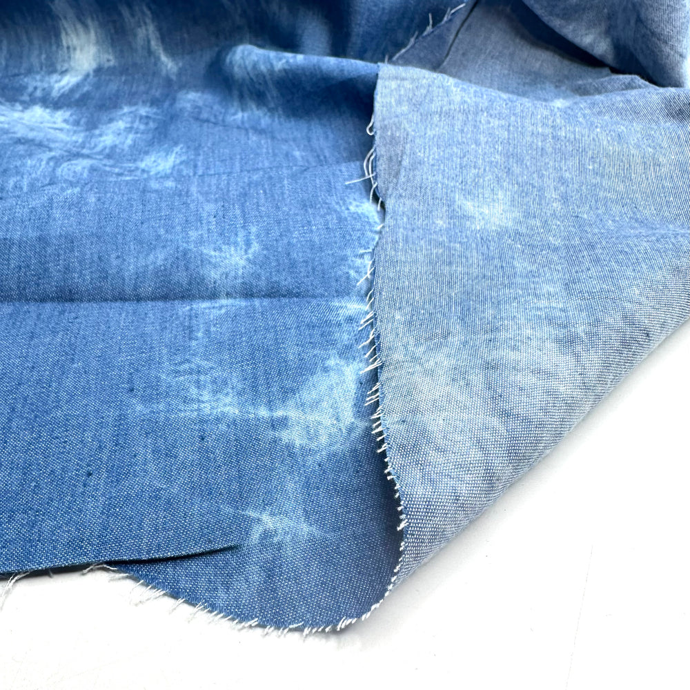 00s Are Back - Cotton Blend Woven - Blue/White Tie Dye - 0.8M Bundle