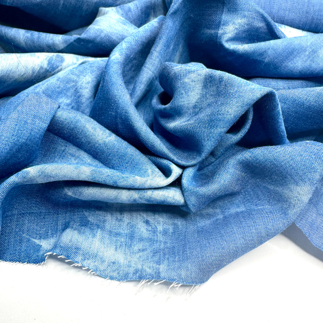 00s Are Back - Cotton Blend Woven - Blue/White Tie Dye - 0.8M Bundle