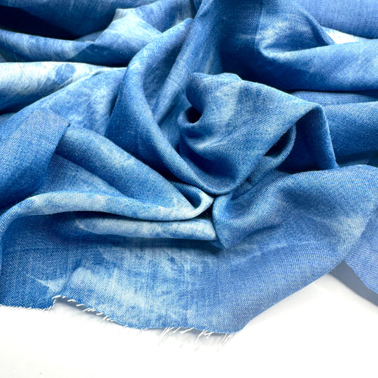 00s Are Back - Cotton Blend Woven - Blue/White Tie Dye - 0.8M Bundle
