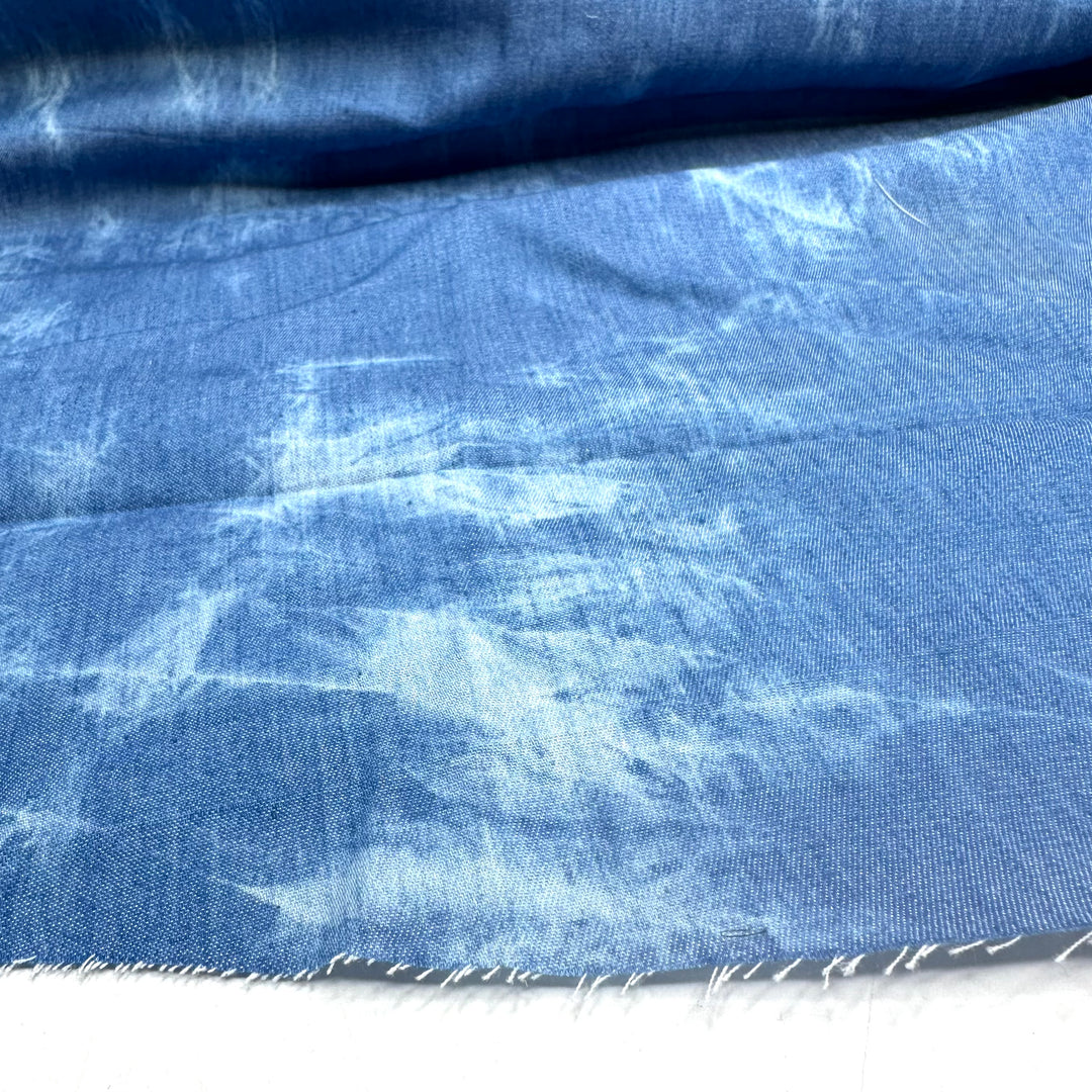 00s Are Back - Cotton Blend Woven - Blue/White Tie Dye - 0.8M Bundle