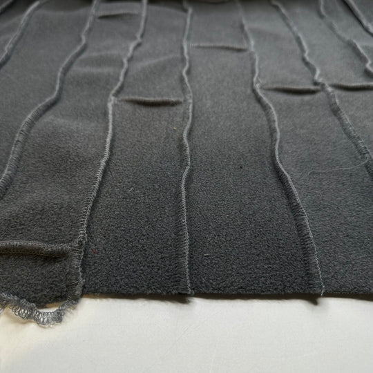 Concrete Bricks - Fleece Nylon Knit - Grey - 2M Bundle