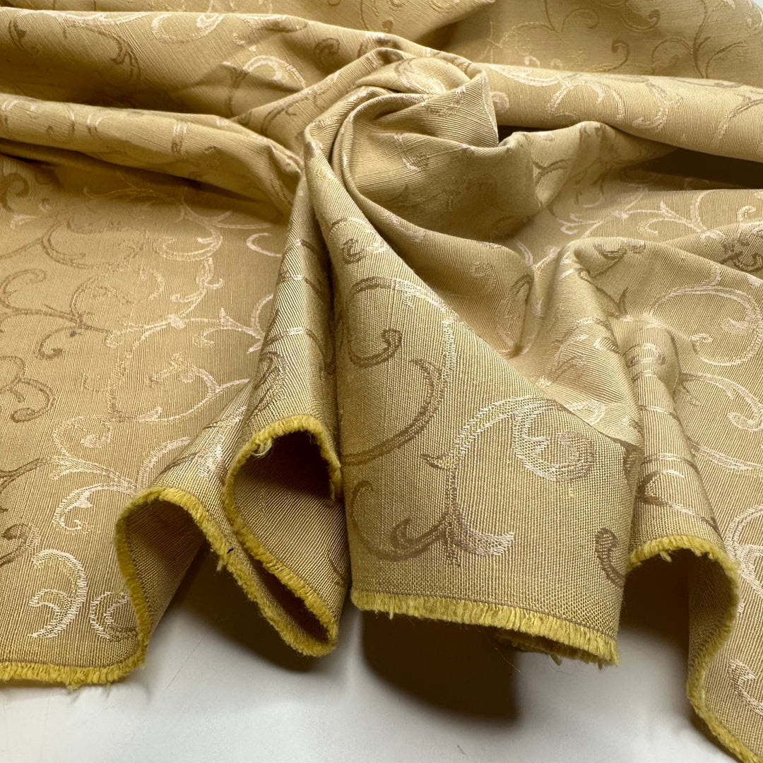 Lounging In The Hammock - Cotton Woven - Yellow Abstract - 1.35M Bundle