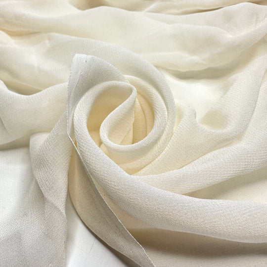 Tread Lightly - Crepe Silk Woven - Cream - 3.3M Bundle