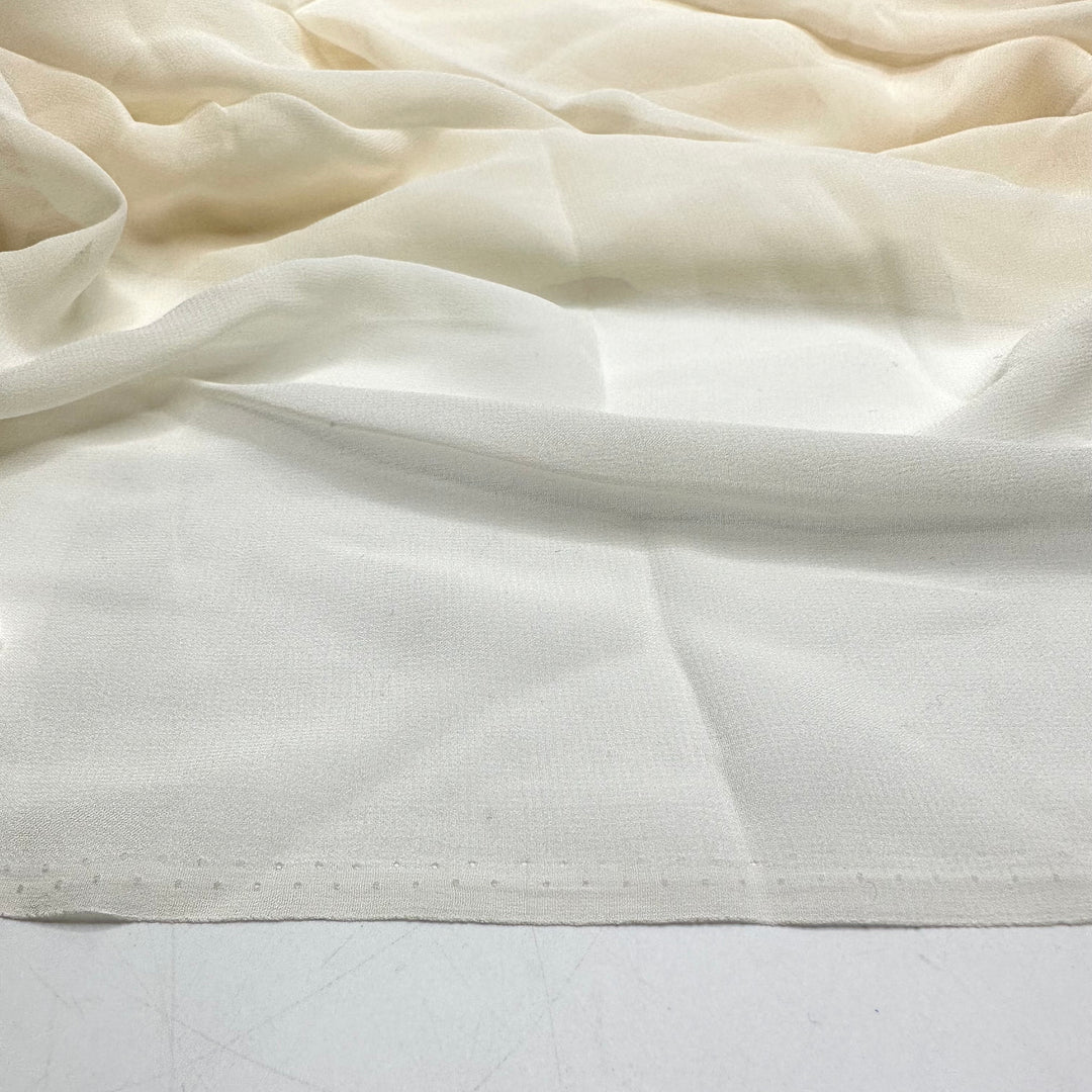 Tread Lightly - Crepe Silk Woven - Cream - 3.3M Bundle