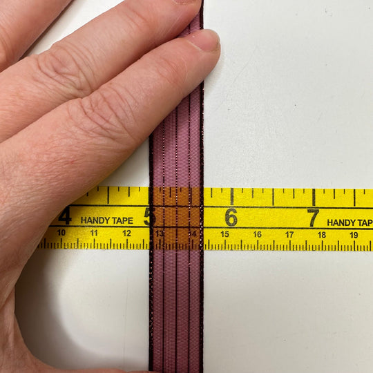 ⅝" (16mm) Ribbon Trim - Burgundy - 1M Bundle - True Deadstock supplies Fabric by private - Sustainable Textile | FABCYCLE