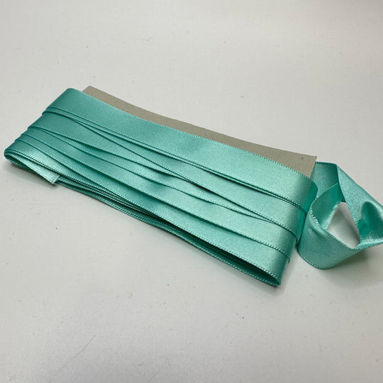 ⅝" (16mm) Satin Ribbon Trim - Light Blue - 5M Bundle - True Deadstock supplies Fabric by private - Sustainable Textile | FABCYCLE