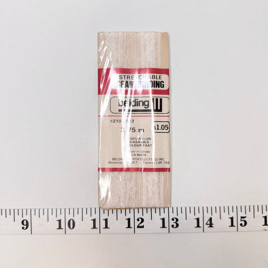 ⅝" (16mm) Stretchy Lace Trim - White - 2.75M Bundle - True Deadstock supplies Fabric by private - Sustainable Textile | FABCYCLE