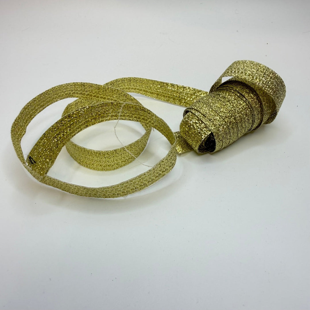 ⅝" (16mm) Vintage Tape Trim - Gold - 7 Pack - True Deadstock supplies Fabric by private - Sustainable Textile | FABCYCLE
