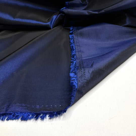 Elvira - Satin Poly Woven - Black/Navy - 4.5M Bundle