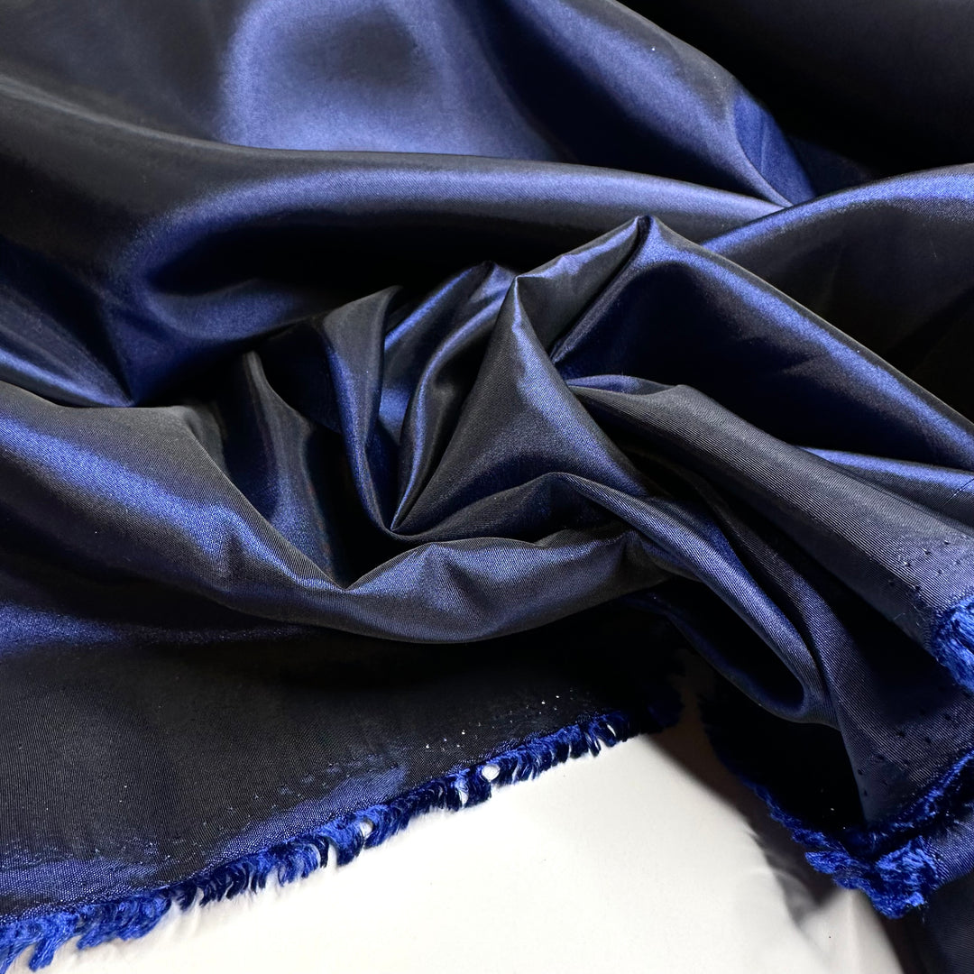 Elvira - Satin Poly Woven - Black/Navy - 4.5M Bundle