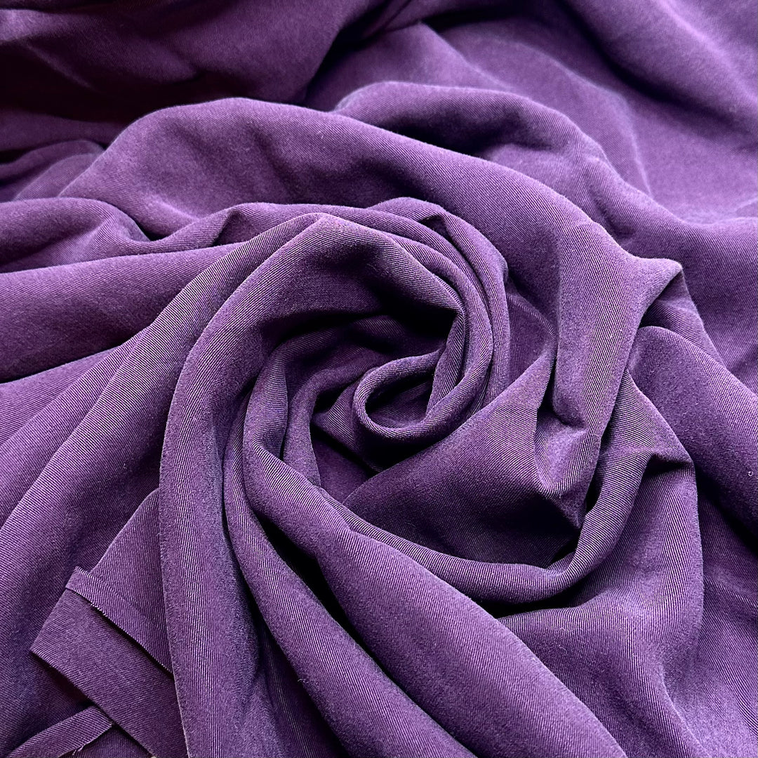 Flying Purple People Eater - Twill Weave Tencel Woven - Purple - 4M Bundle