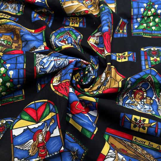 Unholy - Tubular Cotton Woven - Black Multi Church - 1.8M Bundle