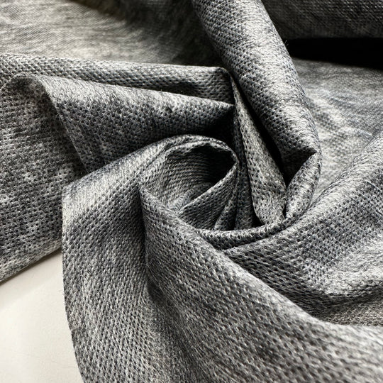 The Drey Hair In Sweet Todds Pie - Interfacing Poly Woven - Grey - 1.7M Bundle