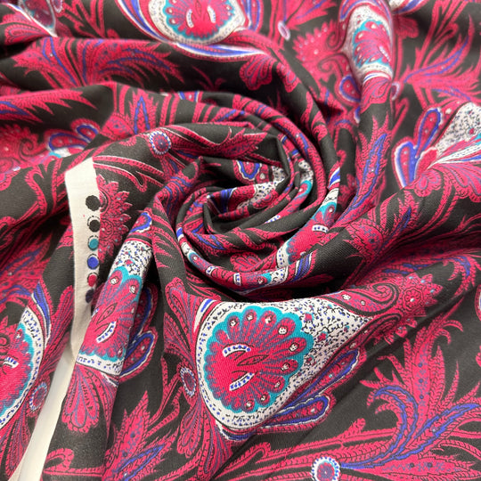 Tactile Treasures - Cotton Woven - Multi Paisley - 2.4M Bundle