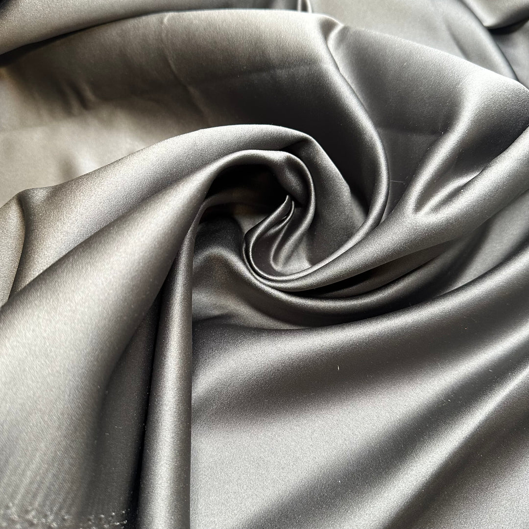 Satiny Sensations - Satin Poly Woven - Grey - 2.4M Bundle