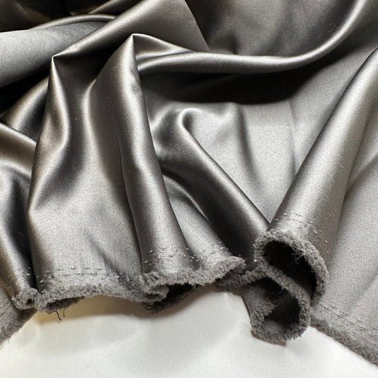 Satiny Sensations - Satin Poly Woven - Grey - 2.4M Bundle