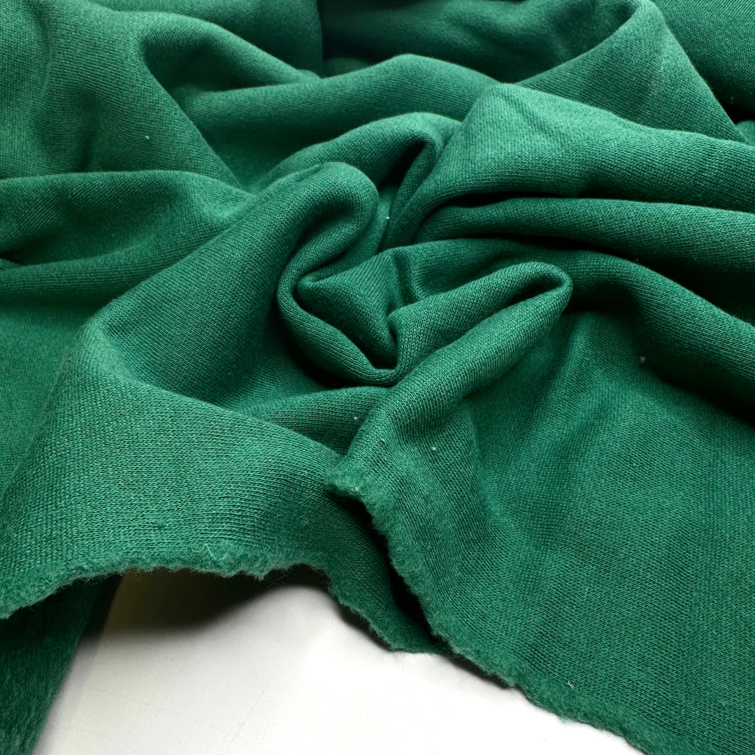 The Grass Is Greener Where I Am - Jersey Fleece Cotton Knit - Green - 2.5M Bundle