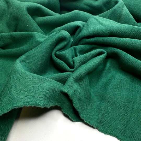 The Grass Is Greener Where I Am - Jersey Fleece Cotton Knit - Green - 2.5M Bundle