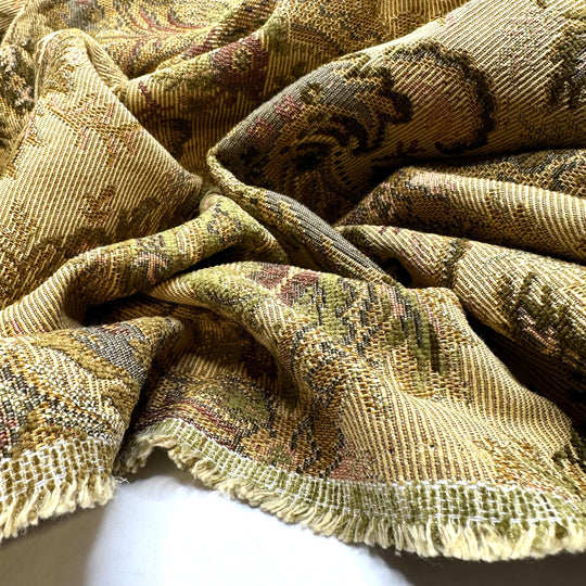 Feeling Regal - Tapestry Weave Poly Woven - Multi Floral - 1M Bundle
